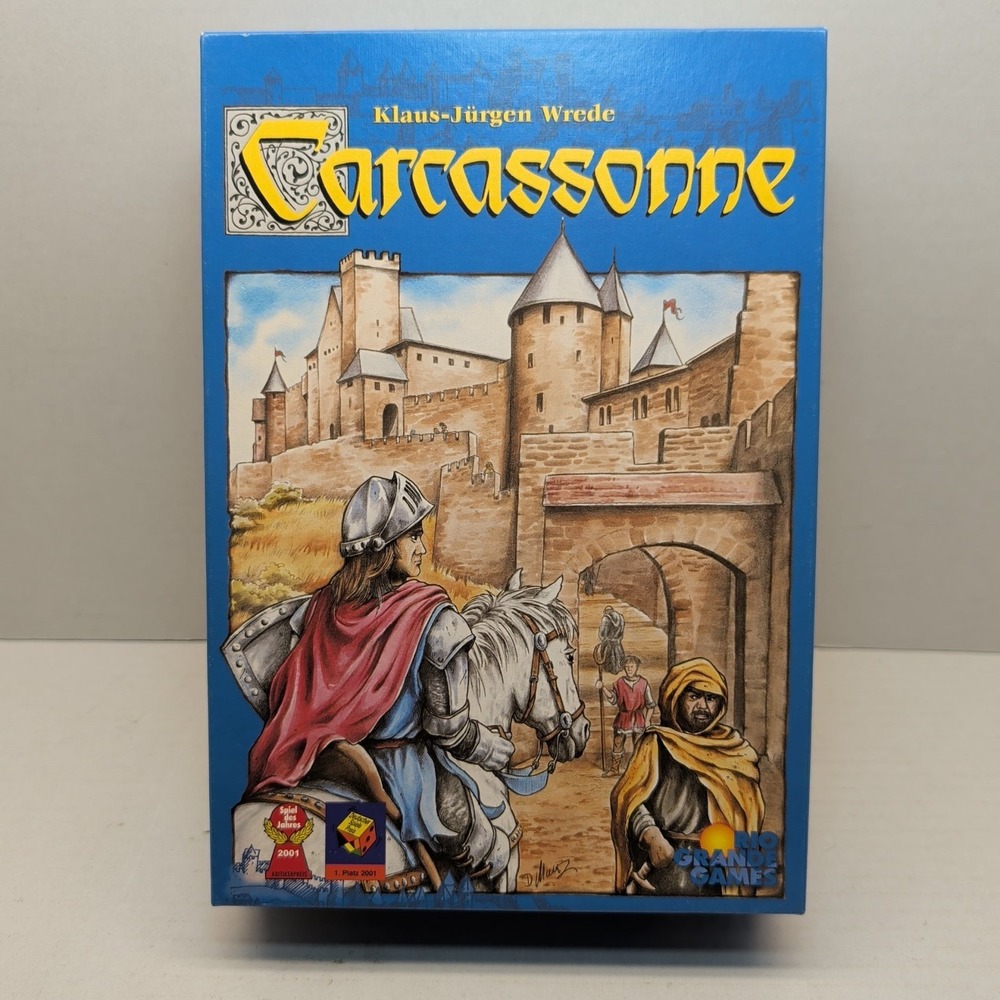 Carcassonne Board Game 2000 Edition Rio Grande Games Complete Vintage